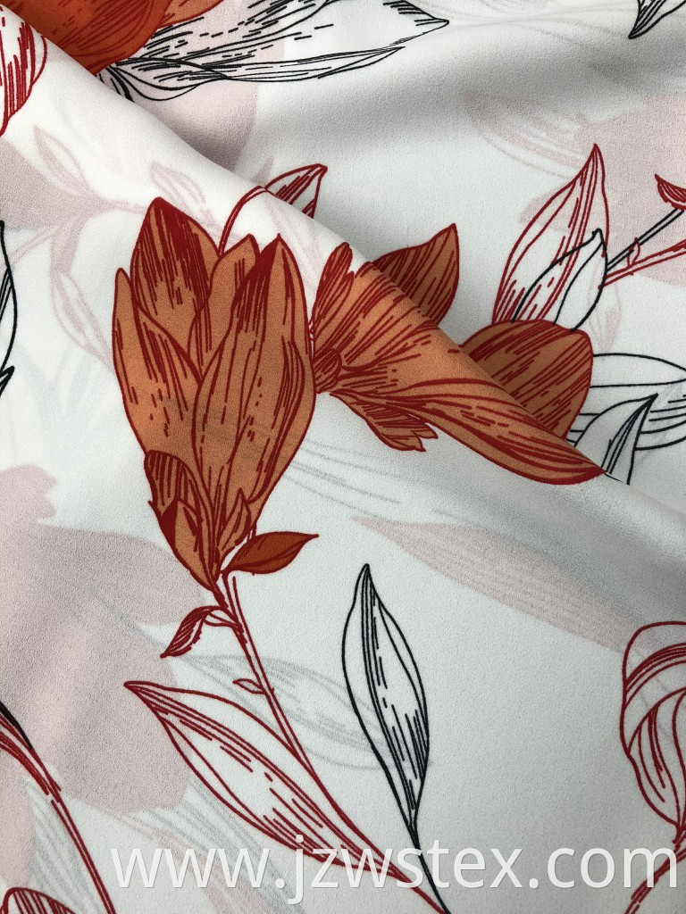 printed fabric sofa crinkle fabric polyester chiffon fabric printing